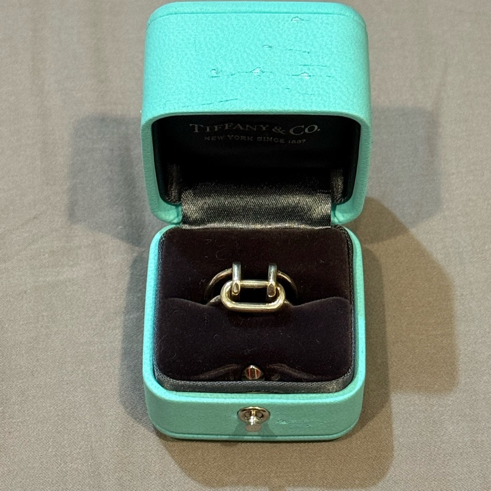 Tiffany & Co. Sterling Silver Two Row Ring - Picture 2 of 16